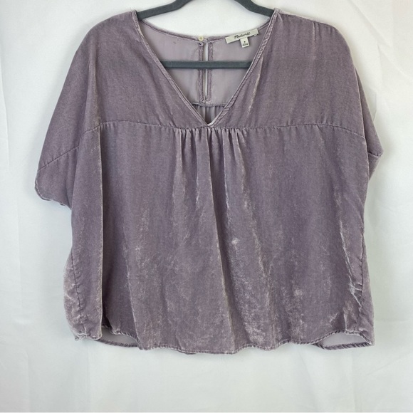 Madewell Tops - Madewell Velvet Rhyme Top